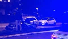 AUTO U POTPUNOSTI UNIŠTEN Prvi snimak sa mesta stravične nesreće na Novom Beogradu (VIDEO)