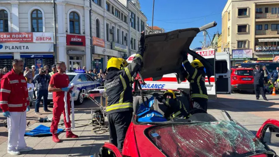 DEVETORO DECE TOKOM OVE GODINE NASTRADALO U NESREĆAMA Jedinstveni karavan stigao do Čačka (FOTO)