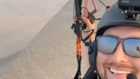 LETEO PARAGLAJDEROM IZNAD KEOPSOVE PIRAMIDE Video da se nešto pomera na vrhu, korisnici društvenih mreža zaprepašćeni! (VIDEO)