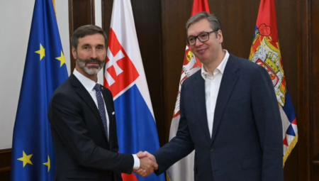 DOSLEDAN STAV O KOSOVU I METOHIJI Predsednik Vučić se oglasio nakon sastanka sa šefom slovačke diplomatije (FOTO)