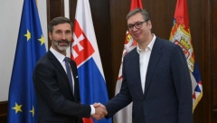 DOSLEDAN STAV O KOSOVU I METOHIJI Predsednik Vučić se oglasio nakon sastanka sa šefom slovačke diplomatije (FOTO)