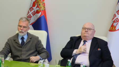 MINISTAR RISTIĆ SASTAO SE SA PREDSEDAVAJUĆIM MEĐUNARODNE ALIJANSE ZA SEĆANJE NA HOLOKAUST ERIKOM LORDOM PIKLSOM