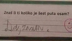 OVAJ MALI ŠALJIVDŽIJA ĆE DOGURATI DALEKO Učenik je napisao urnebesan odgovor u školskom zadatku i zatekao učiteljicu, ovo je hit
