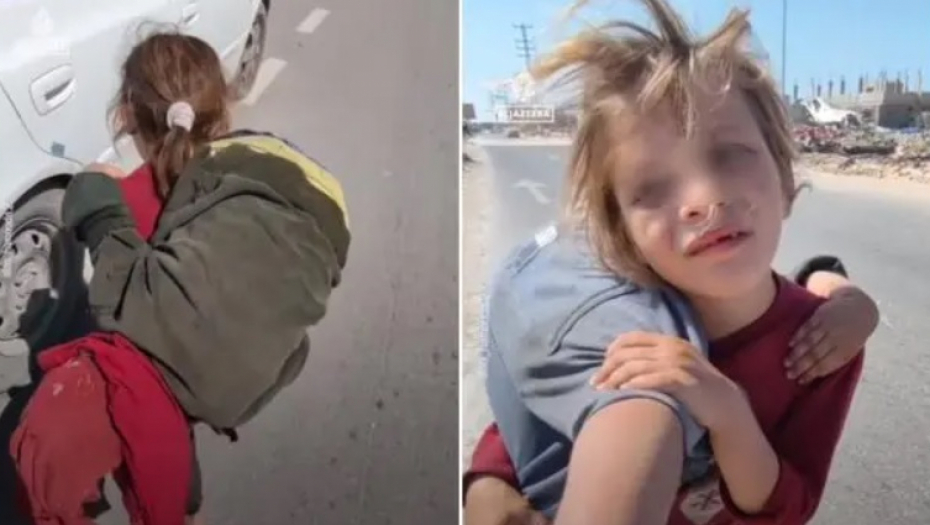 DEVOJČICA NOSI POLUŽIVU SESTRU NA LEĐIMA:  Njene reči KIDAJU dušu (VIDEO)