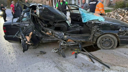 ZAKUCAO SE U PARKIRANI KAMION,  AUTOMOBIL NEPREPOZNATLJIV  Pronađena puška otkrila ko je vozač