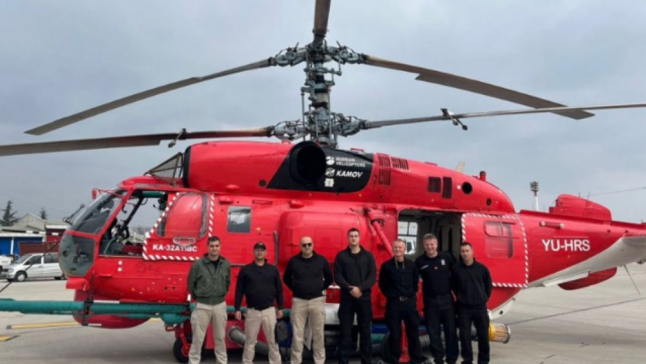 NA MUCI SE POZNAJU JUNACI! Pripadnici MUP Srbije helikopterom pošli u Grčku da gase požare!