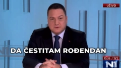 "ŽELIM VAM DA TRAJETE DUGO" Ružić čestitao rođendan televiziji N1 koja već 10 godina satanizuje Vučića i njegovu porodicu! (VIDEO)