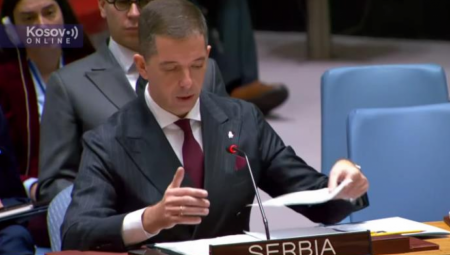 ZSO NIJE STVAR IZBORA NEGO OBAVEZA Đurić na SB UN: Jednostrani potezi Kurtijevog režima stvaraju klimu straha i nestabilnosti