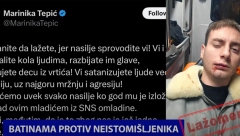 OPOZICIJA SE BATINAMA BORI PROTIV NEISTOMIŠLJENIKA! Politički analitičar prošao golgotu, za njih su uvrede i udarci LEGITIMNI (VIDEO)