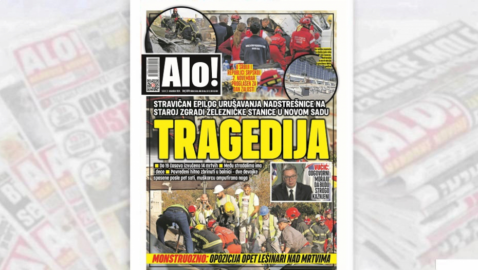 TRAGEDIJA! 14 MRTVIH ISPOD RUŠEVINA Stravičan epilog urušavanja nadstrešnice na staroj zgradi železničke stanice u Novom Sadu