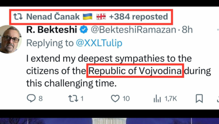 DNO DNA! Najodvratnija zloupotreba tragedije od strane opozicije: Čanak izjavio saučešće “građanima republike Vojvodine”! (FOTO)