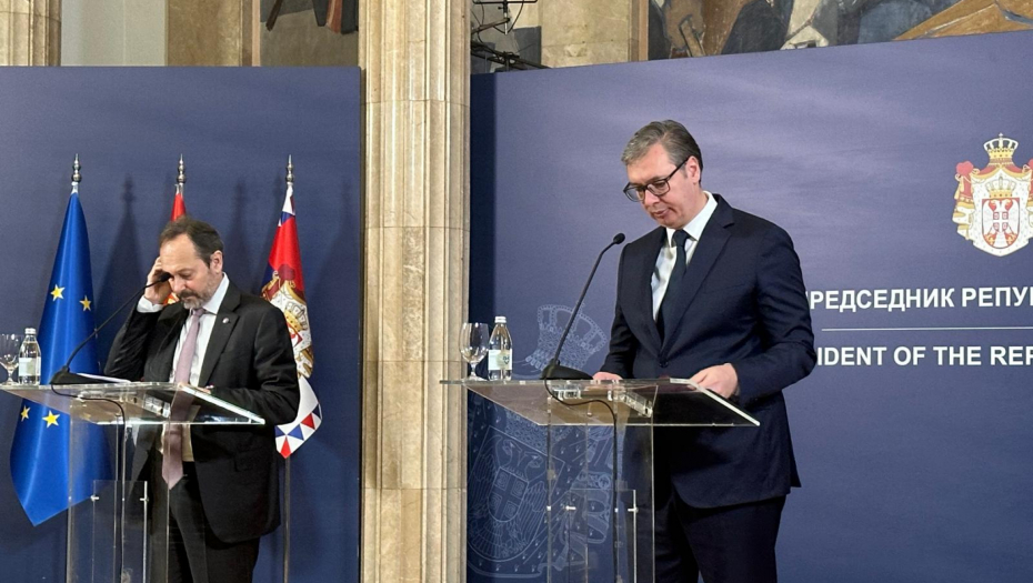NAMA JE CILJ DA DO 2027. ISPUNIMO SVE OBAVEZE: Vučić posle sastanka sa Žiofreom: Nikome ne mogu da obećam da ćemo biti članovi EU