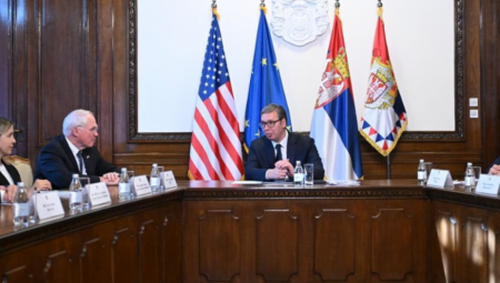 VUČIĆ OTKRIO ŠTA NAM SVE DONOSI SARADNJA SA AMERIKOM Predsednik Srbije se sastao sa delegacijom Američko-srpskog poslovnog saveta