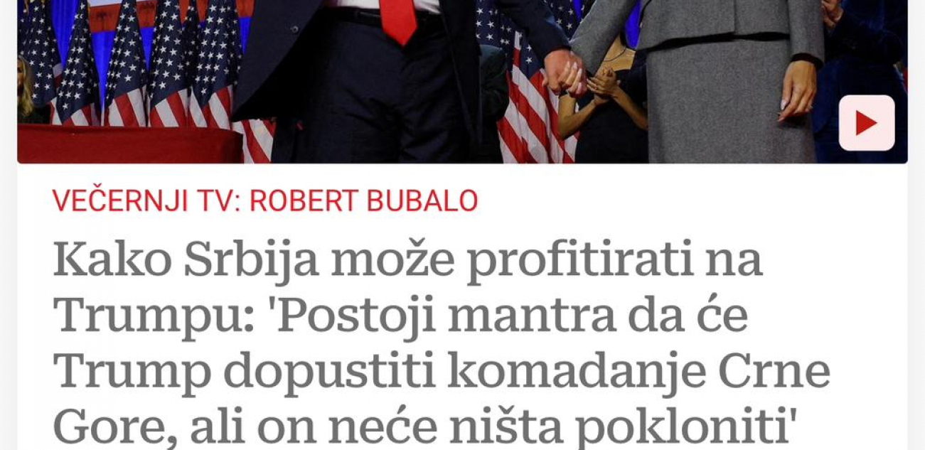HRVATI ZAKUKALI:  Ni Bajden nije mogao da natera Vučića da uvede sankcije Rusiji, a neće ni Tramp