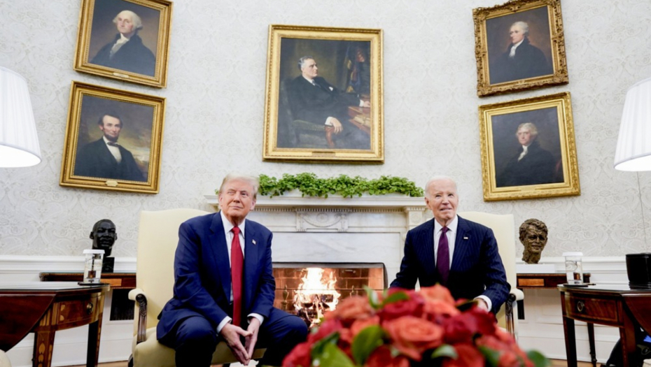 BAJDEN I TRAMP U BELOJ KUĆI Pre nego što su se rukovali, Bajden ga OVAKO nazvao