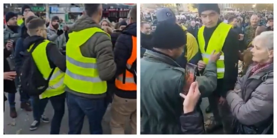 REDARI ŠUTIRAJU ŽENE, ŠOLAKOVI NOVINARI IM SE UNOSE U LICE Najodvratnije scene iz Novog Sada, Gluhonjić i njegova banda maltretirali pripadnice nežnijeg pola