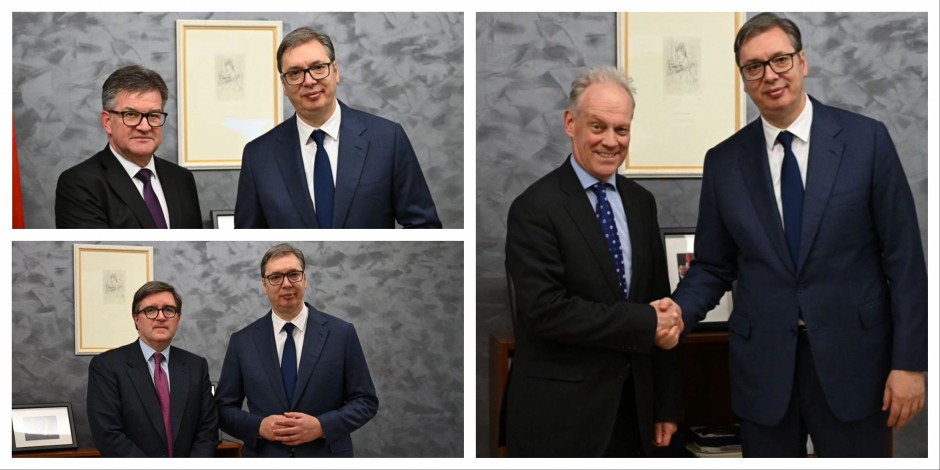 VUČIĆ SE OGLASIO IZ BRISELA "Ponovio sam da sprovodimo ozbiljnu istragu, to je poslužilo za hibridni napad na Srbiju" (FOTO)