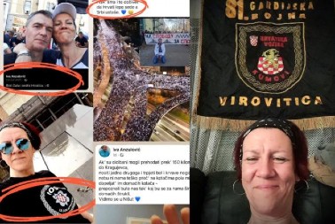 HRVATI NE STAJU! Novinarka koja veliča "Oluju" slika se sa liderima opozicije i podržava rušenje Srbije! (FOTO)