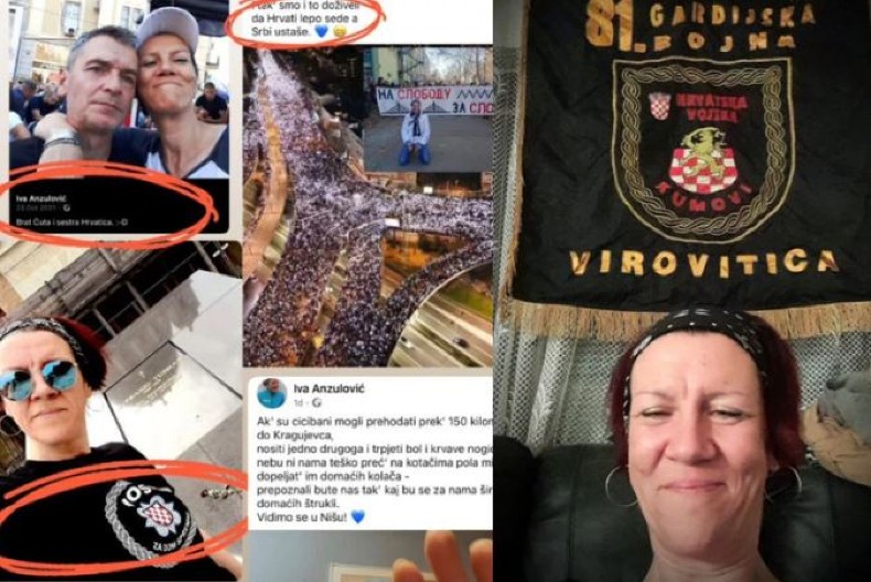 HRVATI NE STAJU! Novinarka koja veliča "Oluju" slika se sa liderima opozicije i podržava rušenje Srbije! (FOTO)