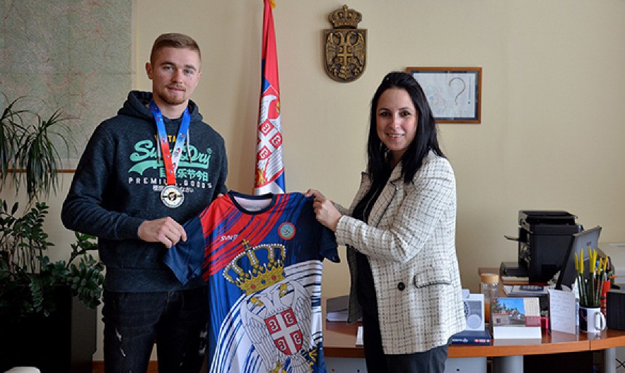 Nikolić ugostila Uroša Mašića iz Prilužja novog prvaka Srbije u trci na 800 metara