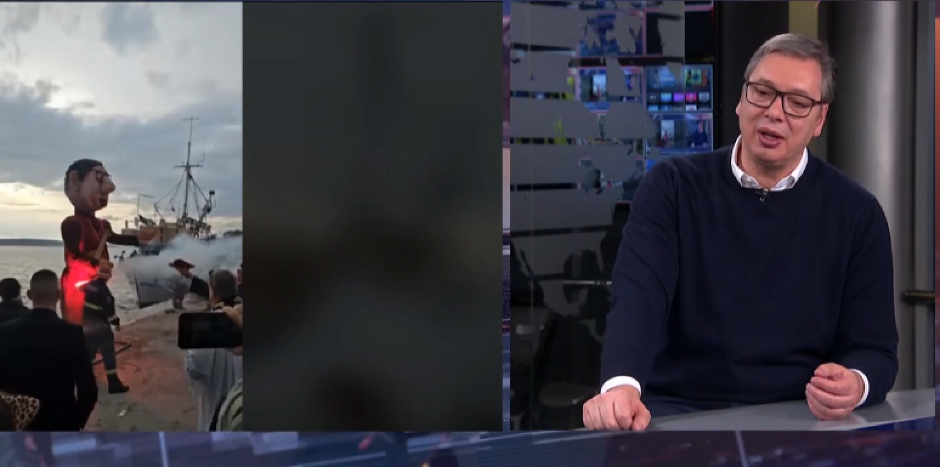 "SRCE MI ZAIGRA KAD VIDIM DA SAMO MENE MRZE" Predsednik Vučić o spaljivanju lutke s njegovim likom u Hrvatskoj