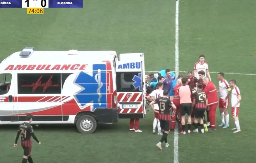 HOROR SCENE U LESKOVCU Fudbaleri ležali na travi nepomično, saigrači u šoku od jezivog prizora