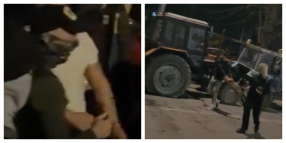 TO JE TA PAKLENA EKIPA Evo ko su nasilnici koji su juče lomili traktore! POHAPŠENI SU