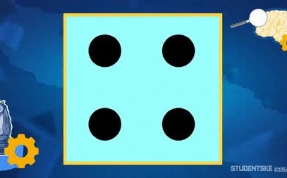 TESTIRAJTE SVOJ IQ Kako ćete povezati 4 tačke sa samo 3 linije?