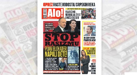 PLENUMAŠI I ĐILASOVCI POKAZALI LICE ZLA U NOVOM SADU Pijani blokaderi napali dete