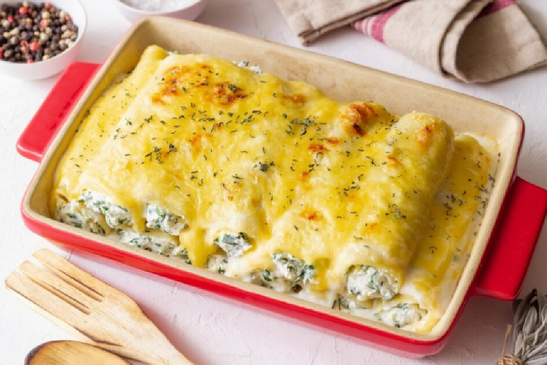 KANELONI SA BELIM MESOM I BEŠAMEL SOSOM Specijalitet koji pomera granice dobrog ukusa