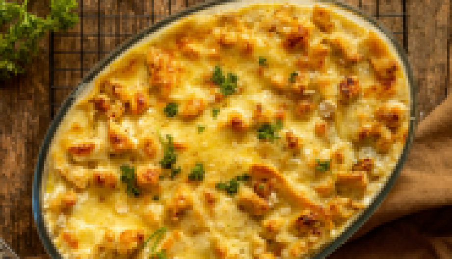 ZAPEČENA PILETINA SA PAVLAKOM I KAČKAVALJEM Držaće vas dugo sitim, a preukusno