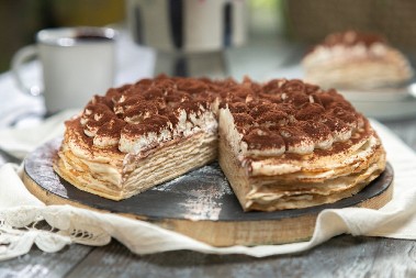 POSNA TIRAMISU TORTA Savršen spoj palačinki i kafe, ukusa koji budi sva čula