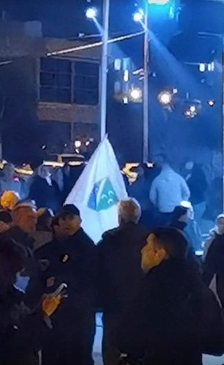 ZASTAVE SANDŽAKA VIJORE SE NA SKUPU STUDENATA BLOKADERA Evo koliko ih ima u Novom Pazaru - izbrojano "u glavu" (FOTO)