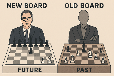 VUČIĆEVA MINIJATURA BRILJANTNOG MANEVRA Od “lidera pod opsadom” do narodnog lidera!