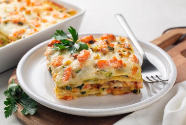 POSNE LAZANJE SA LOSOSOM I POVRĆEM Sočne i slasne, poćiće vam voda na usta