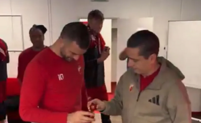 PRAZNIČNA ATMOSFERA Evo kako su košarkaši Crvene zvezde proslavili Vaskrs (VIDEO)