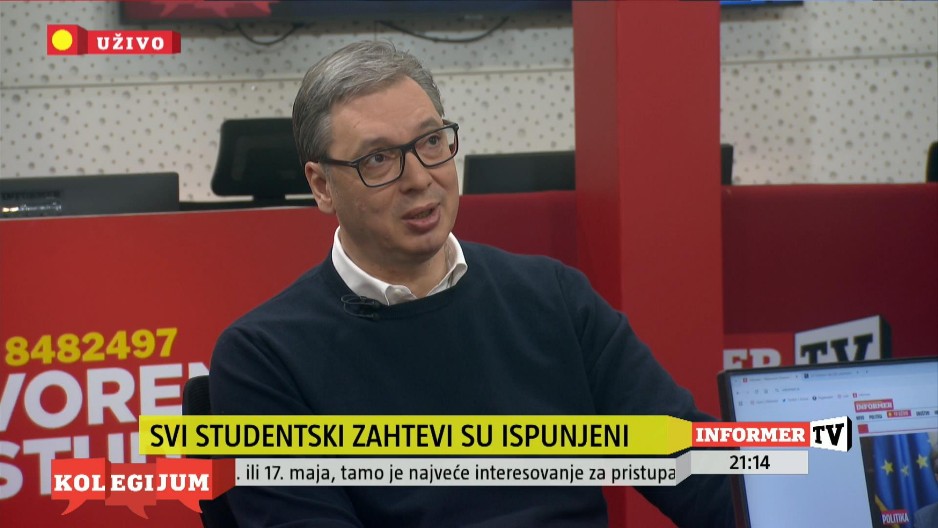 ALEKSANDAR VUČIĆ O UMEŠANOSTI STRANIH SLUŽBI U BLOKADE: "U tu organizaciju su upleteni oni u koje je ulagano godinama"
