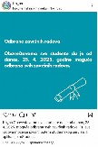 "OD DANAS MOGUĆA ODBRANA ZAVRŠNIH RADOVA" Važno saopštenje FTN u Novom Sadu