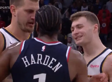 JOKIĆ U SREDIŠTU SKANDALA Neviđeni haos na parketu, Harden provocirao, Gordon krenuo na njega iz sve snage (VIDEO)