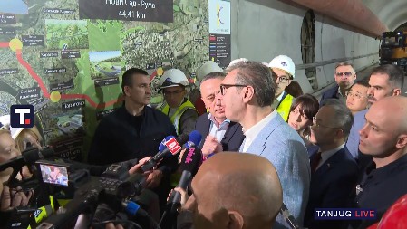 OD LOZNICE DO NOVOG SADA STIZAĆE SE ZA NAJVIŠE SAT I PO Vučić: Čudesno izgleda! Ovo će biti najduži i najveći tunel u Srbiji