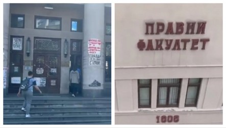 MALI FOTELJAŠI KORISTE FAKULTET ZA POLITIČKE AKTIVNOSTI Evo šta rade uz odobrenje dekana i rektora (FOTO DOKAZ)