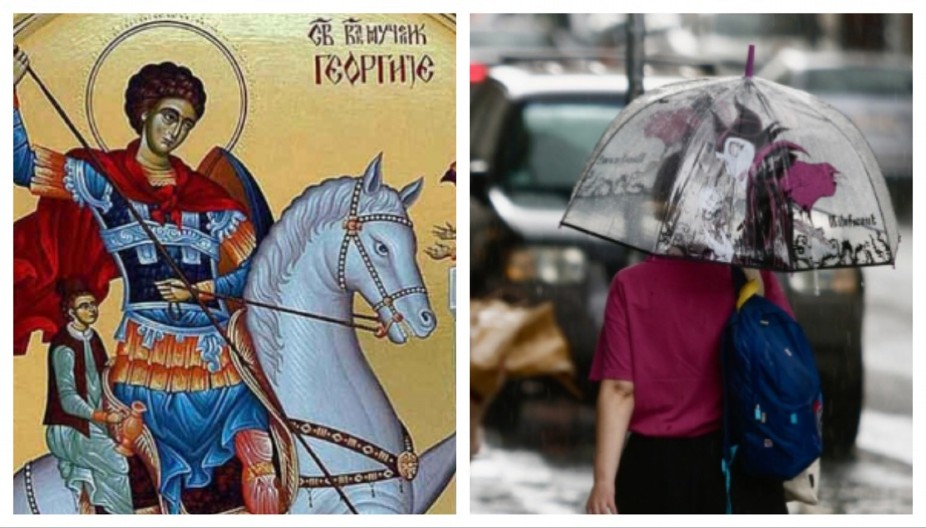 AKO SUTRA PADA KIŠA, CRNO NAM SE PIŠE Evo šta kaže verovanje vezano za Đurđevdan