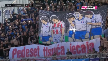 DOŠAO NA "MARAKANU" IZ SARAJEVA, SINA MU UBILI PRE PET GODINA Ko je igrač Zvezde sa koreografije navijača Dinama?