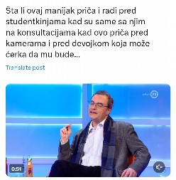 OVAJ BOLESNIK PREDAJE STUDENTIMA! JOVO BAKIĆ PRIČA O ŽENSKOM POLNOM ORGANU PRED DEVOJKOM KOJA MOŽE ĆERKA DA MU BUDE! (VIDEO)