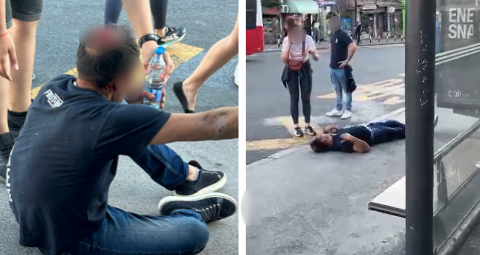 PALA KRV NA BLOKADAMA U BEOGRADU Desilo se ono što su hteli, ČOVEK LEŽI NA ZEMLJI, KRVARI MU GLAVA (FOTO)