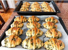 KIFLICE SA SPANAĆEM I SIROM Sočne i slasne, za doručak koji se pamti