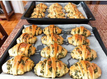 KIFLICE SA SPANAĆEM I SIROM Sočne i slasne, za doručak koji se pamti