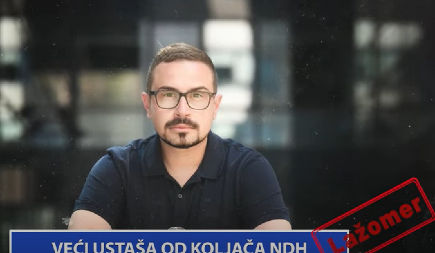 LAŽOMER: Veći ustaša od koljača NDH! (VIDEO)