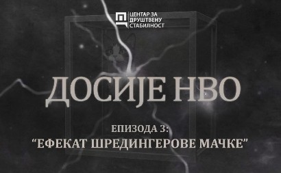 EKSKLUZIVNO: Treća epizoda dokumentarnog serijala „Dosije NVO“ – Efekat Šredingerove mačke, u produkciji CZDS