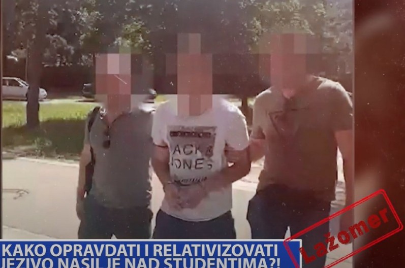 ŠOLAKOVI MEDIJI ŠIRE OTROV! Ismevaju napad na Ćacije, kriju brutalno prebijanje i flaše koje su letele! (VIDEO)